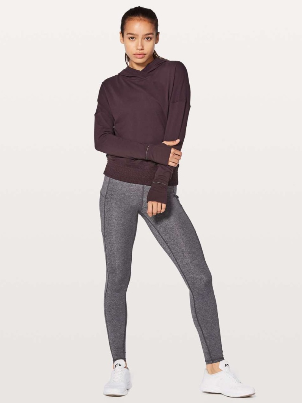 Lululemon Lead The Pack Hoodie Black Cherry Size 12